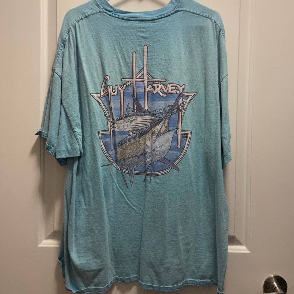 Blue Guy Harvey T-Shirt